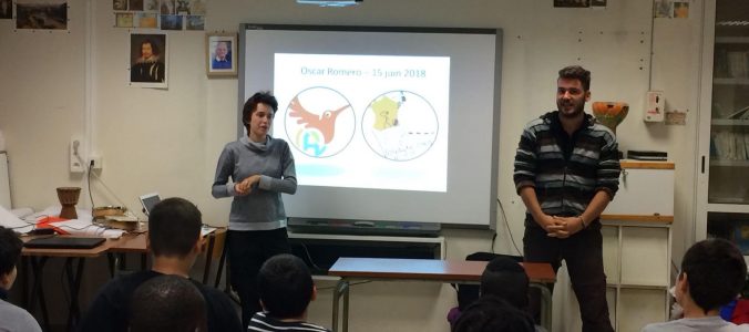 Anouk et Pierre-Elie sont venus en autostop à la rencontre des enfants !