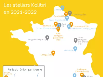 TOP DEPART des ateliers Kolibri partout en France !